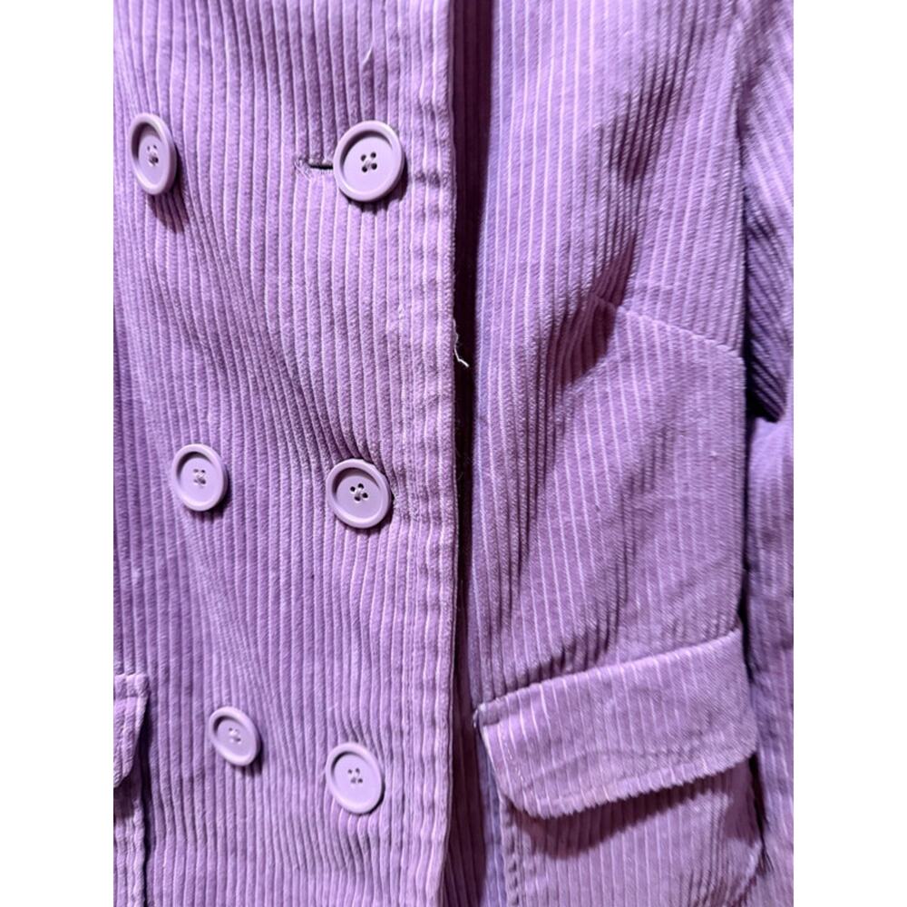 Gap Lavender 100% cotton corduroy blazer euc s 1919 - Picture 4 of 6